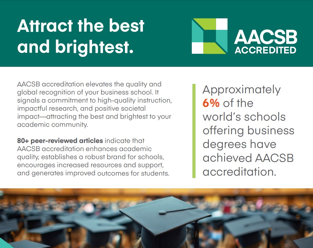 Attract the best and brightest with accreditation Attract the best and brightest with accreditation