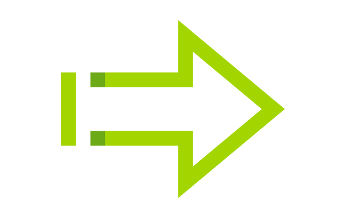 lime in green arrow pointing right